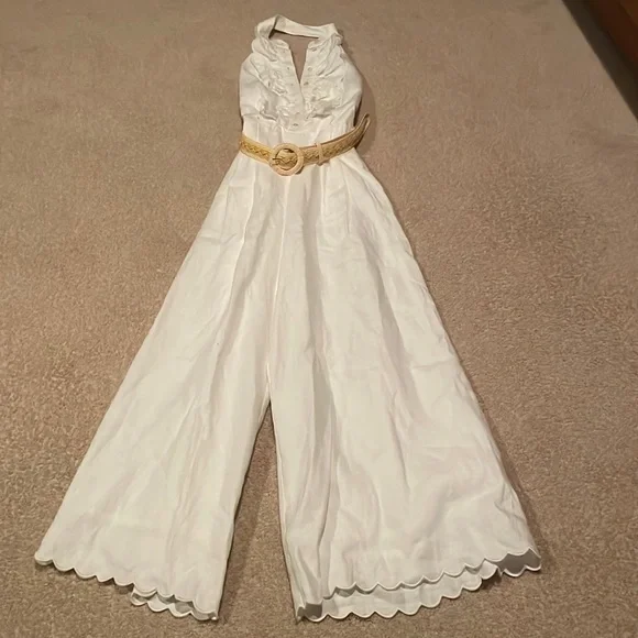 NWT Zimmerman linen jumpsuit Size 4 - Picture 5 of 11